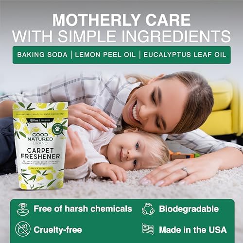 Good Natured Brand Carpet Deodorizer 47oz Lemon Eucalyptus 1