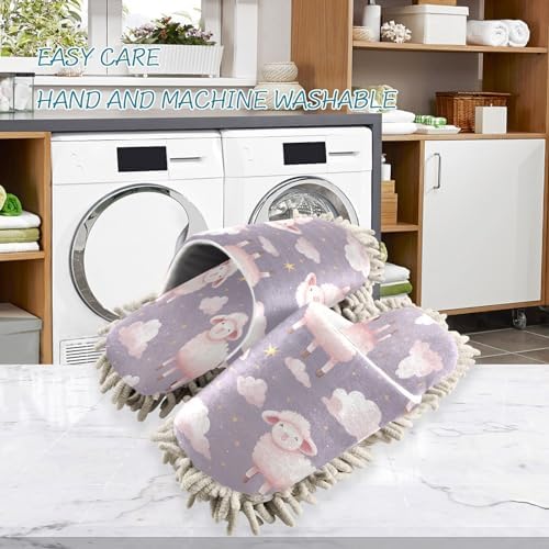 Zhirexin Microfiber Mop Slippers for House Floor Cleaning