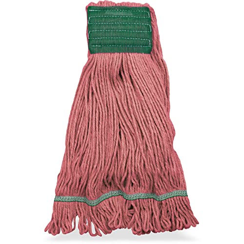 Flo-Pac Cotton Mop Head Loop-Ended Medium Green