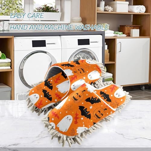 Burbuja Cartoon Ghosts Mop Slippers for Home Cleaning 1
