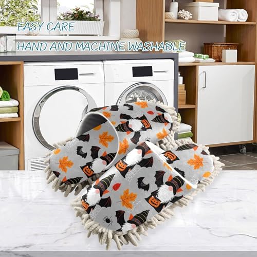 Burbuja Mop Slippers for Women Men Dust Mop Shoes Washable Cleaning Slippers