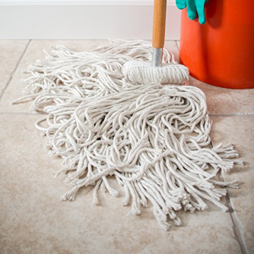 Sparta Flo-Pac Mop Head Cut-End White 18 Inches