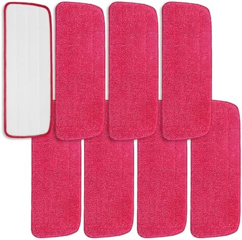 iKEEPOW 165 Reusable Microfiber Mop Pads 8 Pack