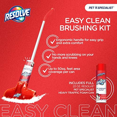 Resolve Pet Specialist Easy Clean Brushing Kit 22oz