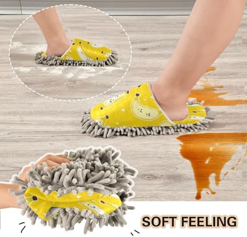 Zhirexin Banana Mop Slippers Comfortable Cleaning Shoes