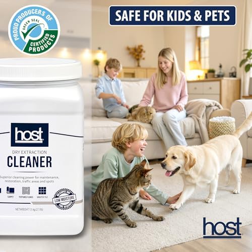 HOST Dry Extraction Cleaner - Natural Non-Toxic Biodegradable Floor Carpet Cleaner