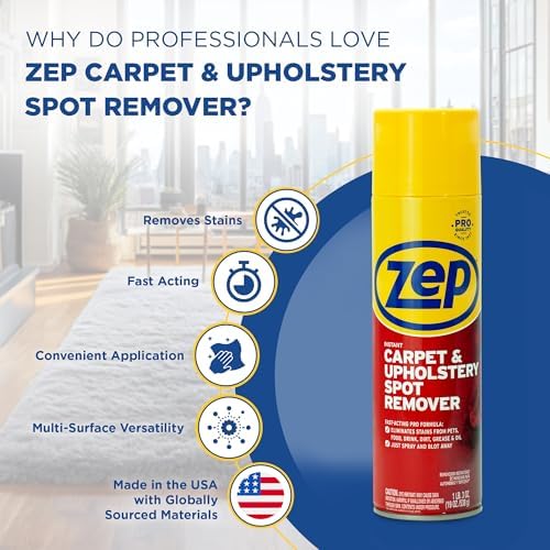 Zep Instant Carpet Spot Remover 19 oz Case of 4 1