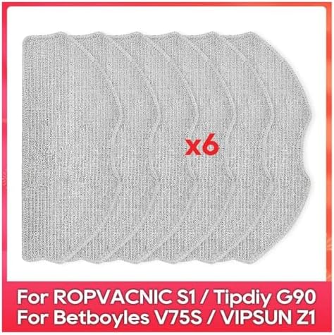 Vamarads Replacement Mop Pads for S1 G90 V75S Z1 Robot Vacuums