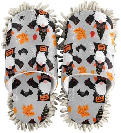 Burbuja Mop Slippers for Women Men Dust Mop Shoes Washable Cleaning Slippers