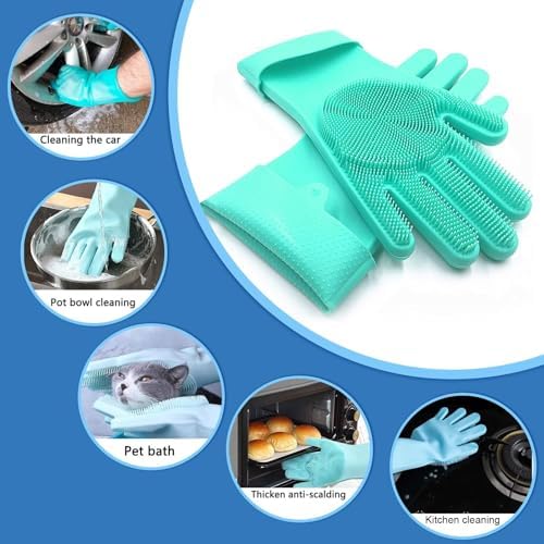 Louis Donn Food Grade Silicone Dish Scrub Gloves