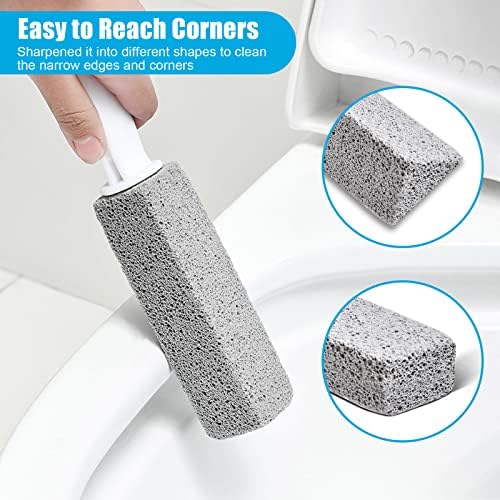 Nonley Pumice Stone Toilet Cleaner with Handle 4 Pack