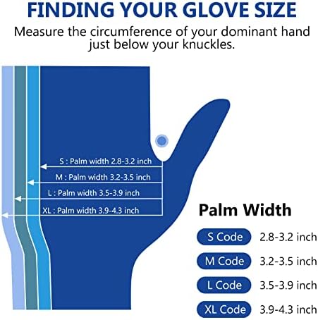 Squish Disposable Gloves 4 Mil Thick 2 Pack 100PCS Large Size
