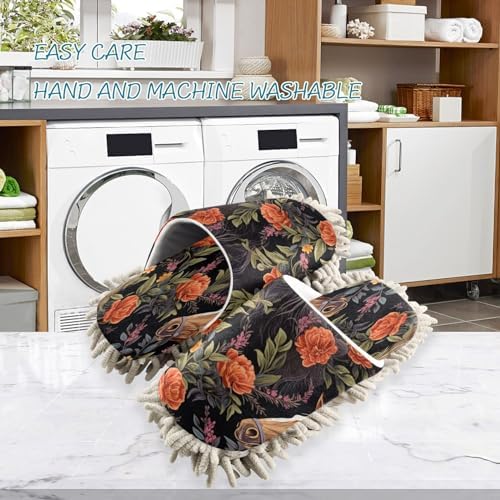 Zhirexin Cleaning Slippers with Microfiber Mop Pads