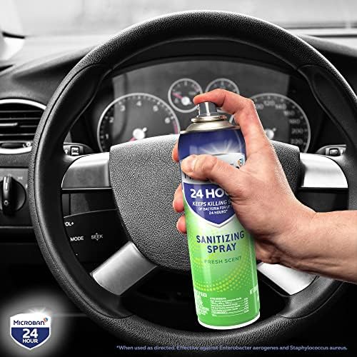 Microban Disinfectant Spray 24 Hour Protection 2 Count