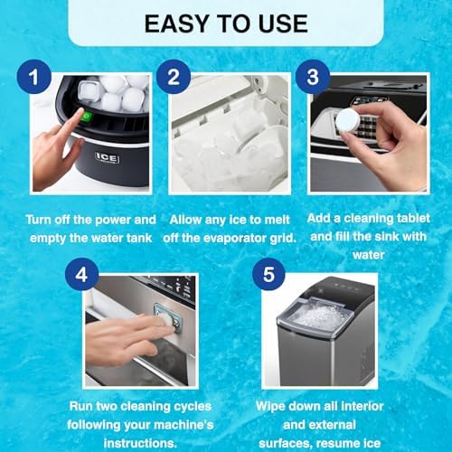 Flowcheer Ice Maker Cleaner Tablets 24 Count for 1 Year 1