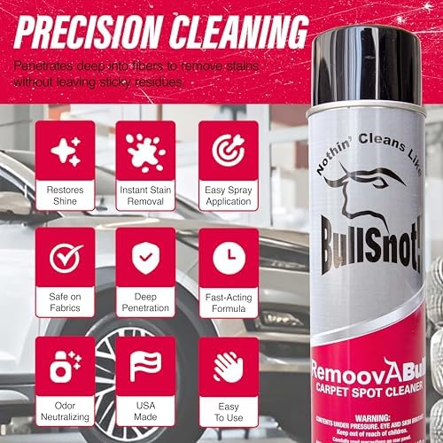 BullSnot RemoovABull Stain Remover - Fast Acting Powerful No Solvents