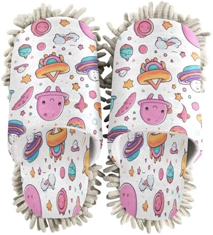 Bulletgxll Cute Sea Creatures Cleaning Slippers for Men Women