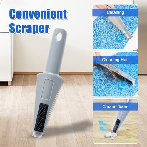 Aruihm Flat Mop with Adjustable Handle and 360 Swivel Head