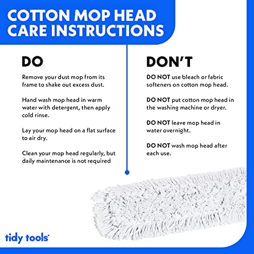 Tidy Tools Commercial Dust Mop - 24 Inch for Hardwood