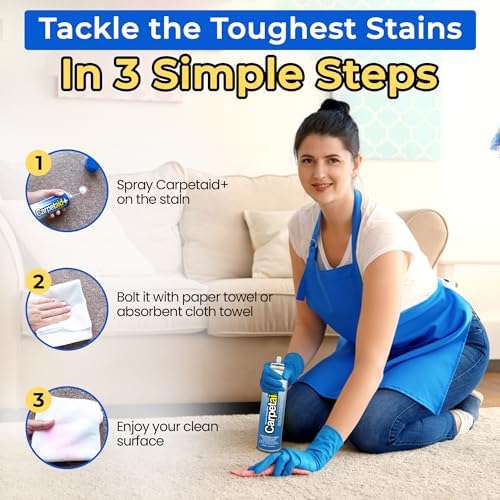 Carpet Aid Spot and Stain Remover - 14 oz Pack of 6