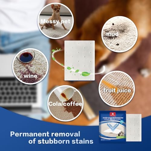 Home Times Carpet Stain Lifting Pads 20 Count