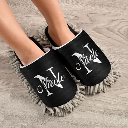 RunningBear Custom Mop Slippers for Floor Cleaning