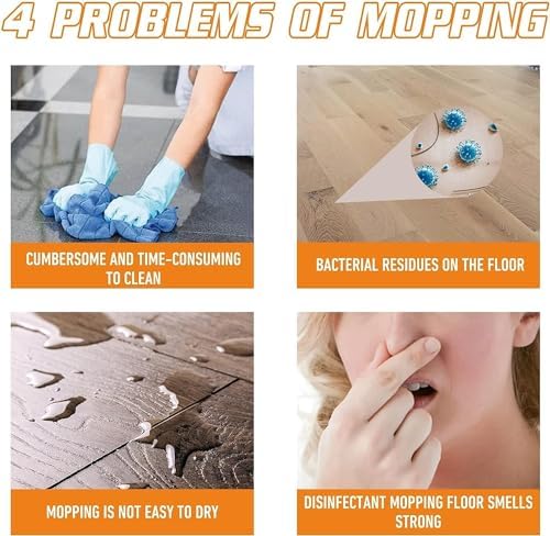Biaoyun 2PCS Floor Orange Multipurpose Cleaner