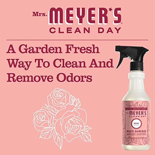 Mrs Meyers Clean Day All-Purpose Cleaner Spray Rose 16 Fl oz