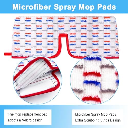 8 Pack Promist Max Mop Pads Compatible with O-Cedar