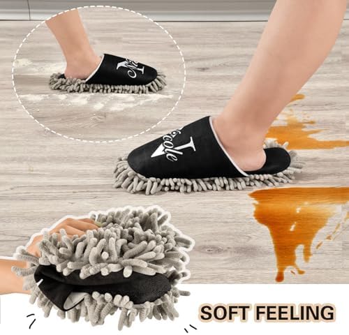 RunningBear Custom Mop Slippers for Floor Cleaning