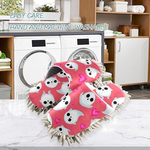 Burbuja Cartoon Ghosts Mop Slippers for Home Use