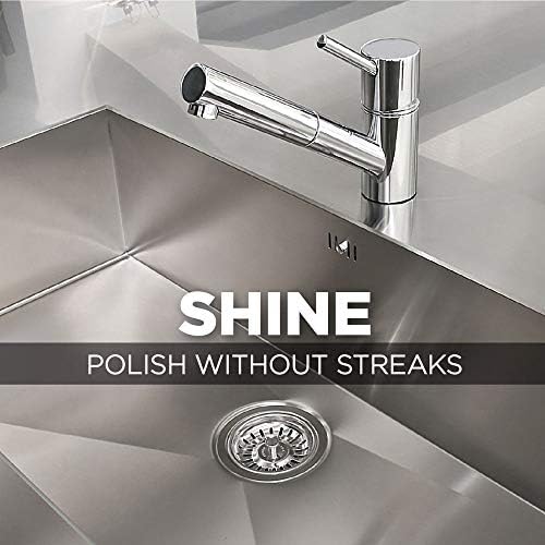 Weiman Stainless Steel Cleaner with Microfiber Cloth - 8 Ounce 1