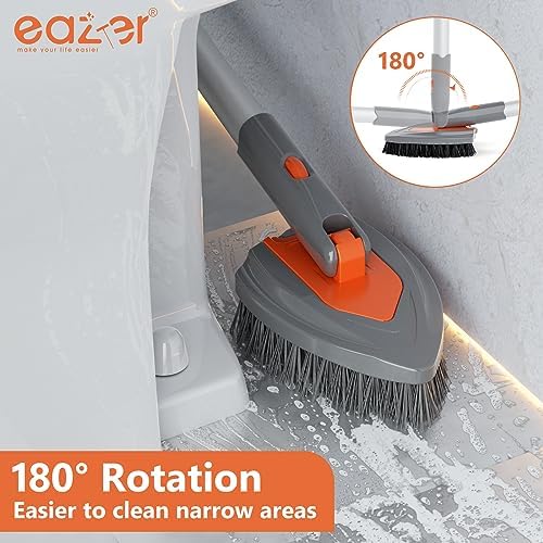 Eazer 4-in-1 Long-Handled Tub Scrubber 1