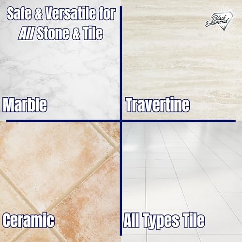Black Diamond Marble Tile Floor Cleaner 1 Quart No-Rinse