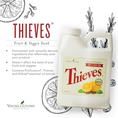 Young Living Thieves Fruit Veggie Soak 16 fl oz