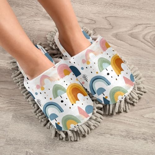 Zhirexin Microfiber Mop Slippers for House Cleaning