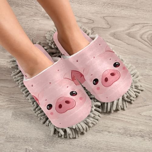 Zhirexin Microfiber Mop Slippers for Home Cleaning 1