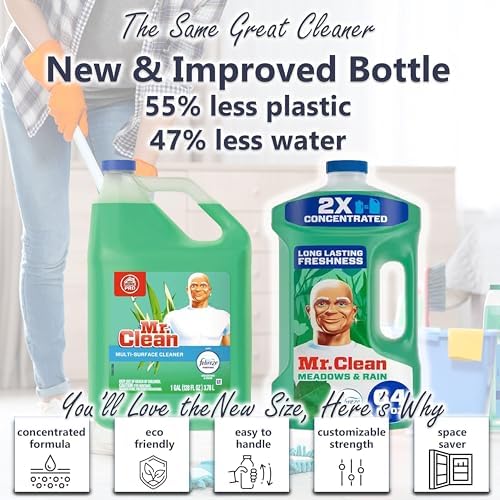 Mr Clean Multi Purpose Rain Liquid Cleaner 64 Ounce 1