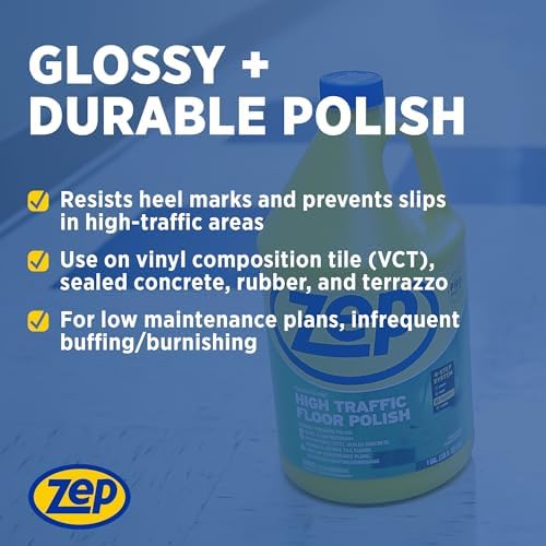 Zep High Traffic Floor Polish 5 Gal Pail