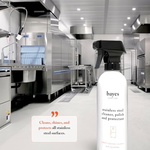 Bayes High Performance Stainless Steel Cleaner 16oz 6 Pack
