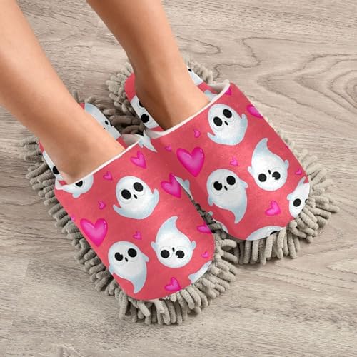 Burbuja Cartoon Ghosts Mop Slippers for Home Use