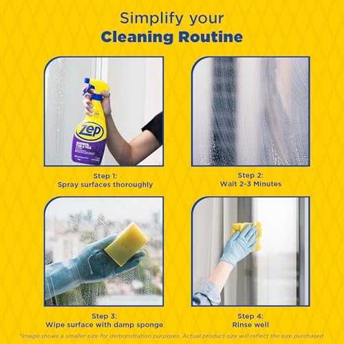 Zep No Scrub Shower Cleaner - 1 Gallon Case of 4 1