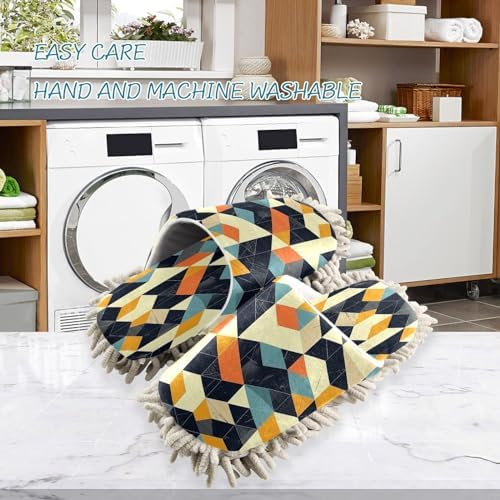 Zhirexin Colorful Lattice Cleaning Slippers