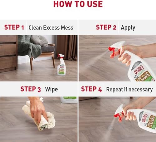 Natures Miracle Hard Floor Cleaner 24 Oz