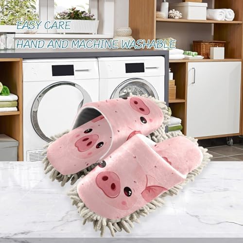 Zhirexin Microfiber Mop Slippers for Home Cleaning 1