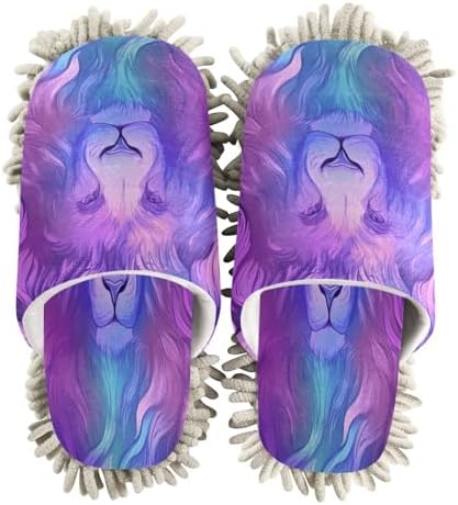 Zhirexin Colorful Lion Cleaning Slippers