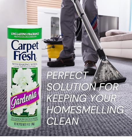 GROVE Carpet Fresh Gardenia Scent Deodorizer 14 oz Bundle