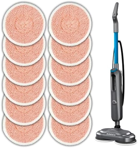 12 Pack Bissell SpinWave Replacement Mop Pads