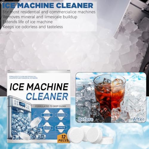 YIVANNUO Ice Machine Descaler - 24 Clean Tablets