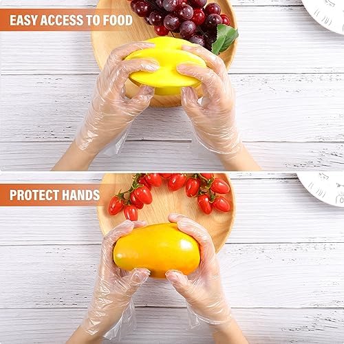 Milisten 100PCS Kids Disposable Food Prep Gloves
